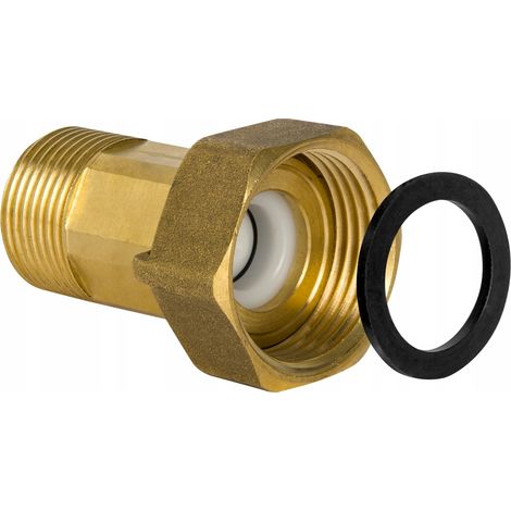 HALBSCHRAUBKUPPLUNG MIT RÜCKSCHLAGVENTIL 1X11/4 WASSERZÄHLER (1/4)