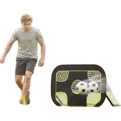 But de football, polyester durable, facile à transporter, Noir (1/2)