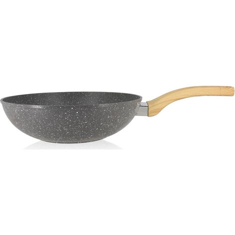 Wok en aluminium 28cm, CANNELLE (1/5)