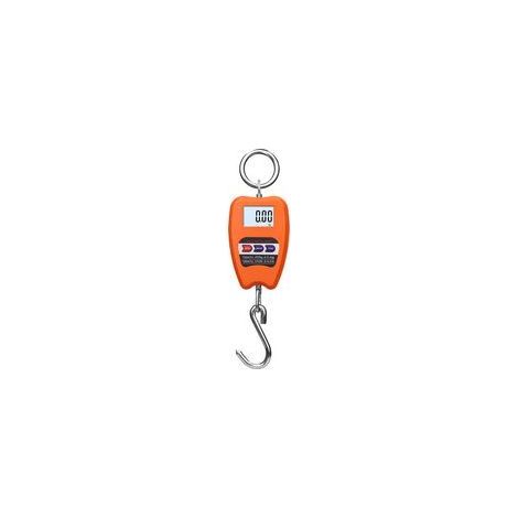 Bilancia digitale professionale da 200 kg, dinamometro con gancio per appenderla, ideale per pesare valigie e applicazioni industriali. (1/5)