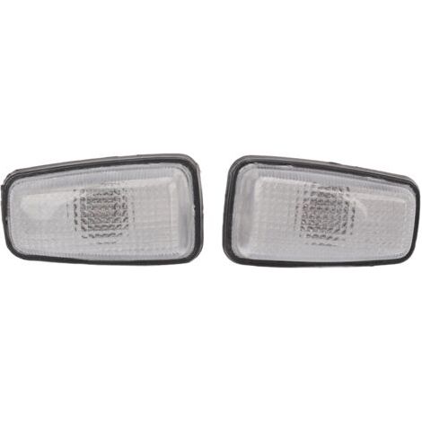 BUNTHAUS Lot de 2 feux clignotants latéraux à LED (répétiteur) 632567, compatibles avec Peugeot 106, 306, 406, 806, Expert et Partner (12 V).