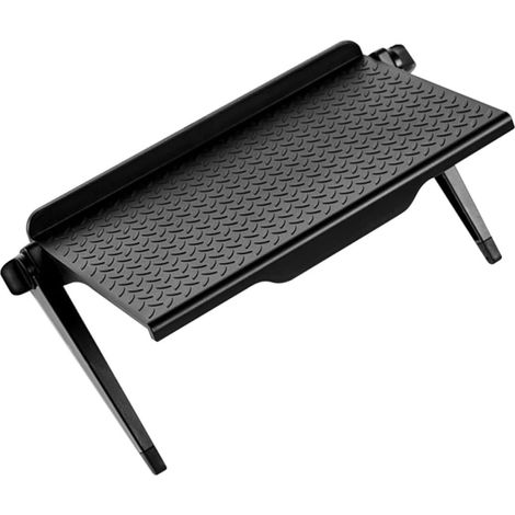 Étagère Supérieure Support de Rangement Pratique et Design Réglable Noire en Plastique pour Écran D'ordinateur et TV pour Bureau, pour Dessus D'écran (1/5)