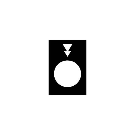 Schneider Electric Symbolschild ZB2BY2956 schwarz 30 x 40mm 10 Stk (1/2)
