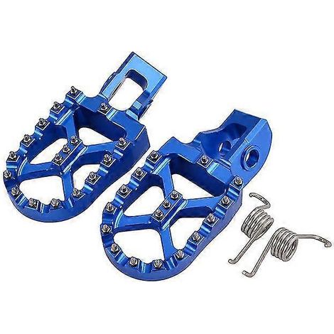 Für Husqvarna FC TX FX TC TE FE 125 250 300 350 400 450 500 501 2017–2022 2023 Motorrad 57 mm Fußrasten – Blau