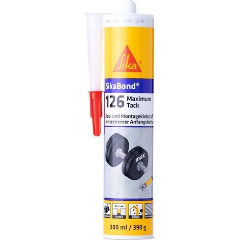 Sikabond-126 Maximum Tack 300ml Bau- und Montageklebstoff Schwarz
