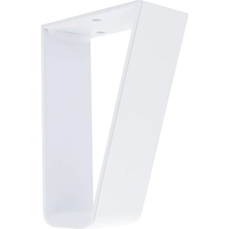 Pata de mueble trapezoidal, 150x50x100 mm, blanca CIME (1/5)