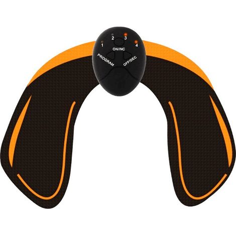 EMS-Bauchmuskelstimulator für das Heim-Fitnessstudio, 2-teiliges oranges Set - AquaForge