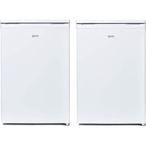 Igenix Freestanding Under Counter Larder Fridge & Freezer Set, White IGFRW/PACK