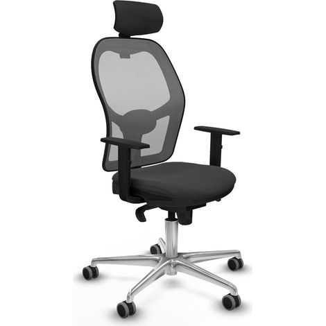 Piqueras-y-crespo Jorquera Chaise de bureau gris foncé