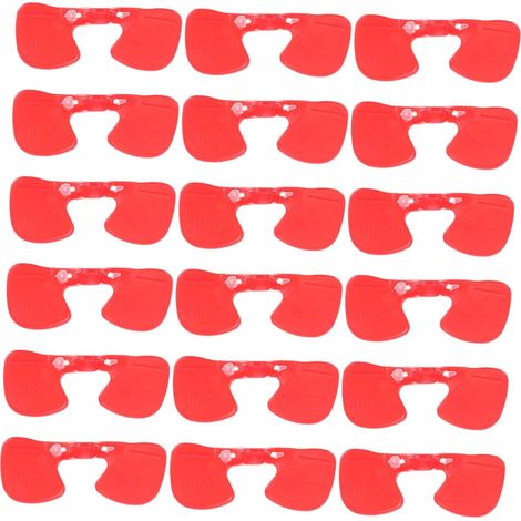 200 Pieces Poultry Pecking Goggles Eye Protection for Chickens, Pheasants and Practical Accessory Easy and Comfortable Installation (1/5)