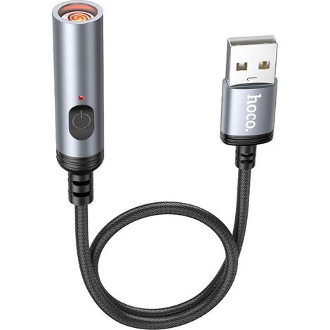 Hoco UA30 Mini allume-cigare USB (noir) - Compatible avec toutes marques - Haute performance - Facile à utiliser (1/5)