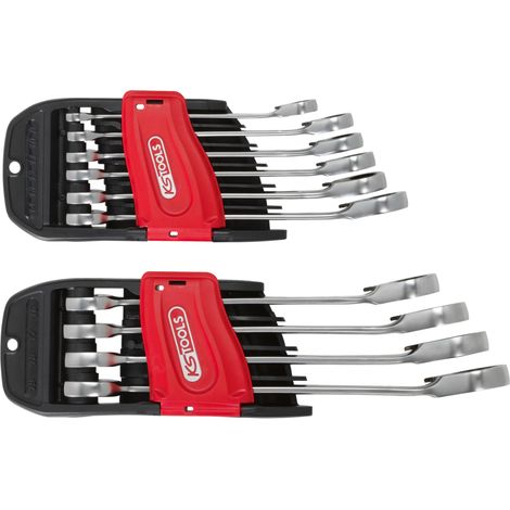 KS Tools - Jeu de 10 clés mixtes à cliquet DUO GEAR® - 503.5950 (1/4)