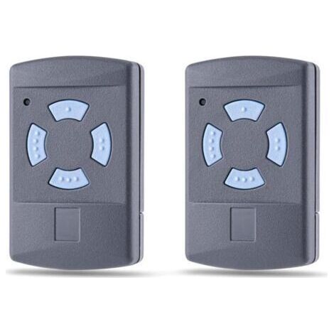 Mando a distancia para puerta de garaje Hörmann HSM4-868, mando a distancia de 4 botones y 868,3 MHz para abridores de puertas de garaje Hörmann SupraMatic, ProMatic, RotaMatic y LineaMatic, paquete d