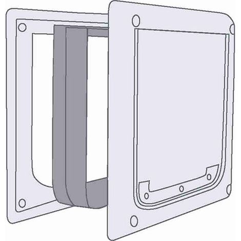 Gattaiola Trixie Bianco Plastica