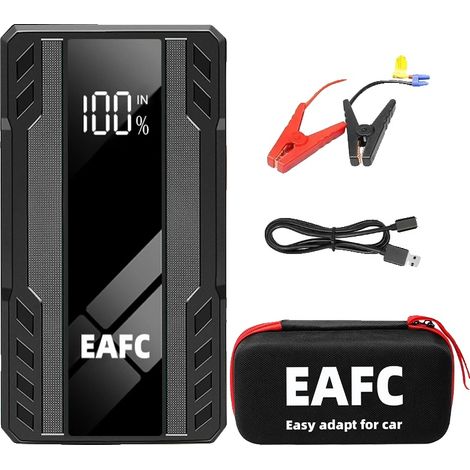 Avviatore di batteria per auto, corrente di picco 2000A, ricarica di più dispositivi, clip originale 600A, aggiungi al carrello (1/2)