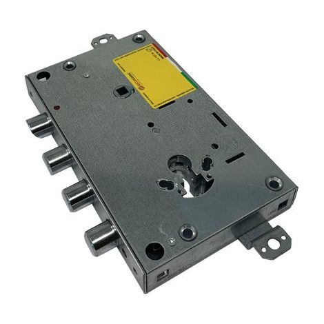SERRATURA METALLO APPLICARE 1651 GEAR SECUREMME  F.SAGOM M3 TRIPL+SCR IP.MM 37 E.MM 63 DX/SX