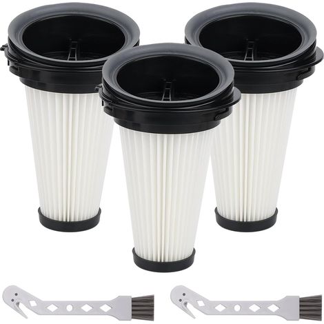 Lot 3 Filtres HEPA + 2 brosses de remplacement ZR005202 compatibles aspirateur Rowenta X-Pert 3.60 et X-Pert 160 RH69 RH72 (1/5)