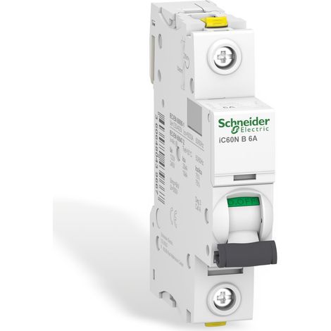 Schneider Electric A9F03106 Interruttore di Circuito 6A 230V, Bianco (1/3)