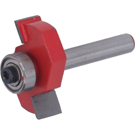Fraise à défoncer en forme de T, en alliage de tungstène avec revêtement PTFE, pour le travail du bois, 1/4 x 3/8 (1/5)