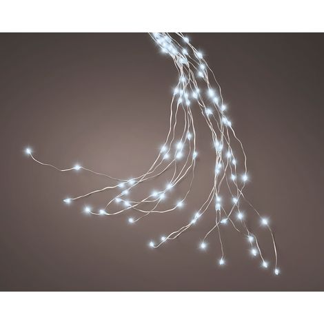 Lumineo Außenlichterkette Silber 408 LED