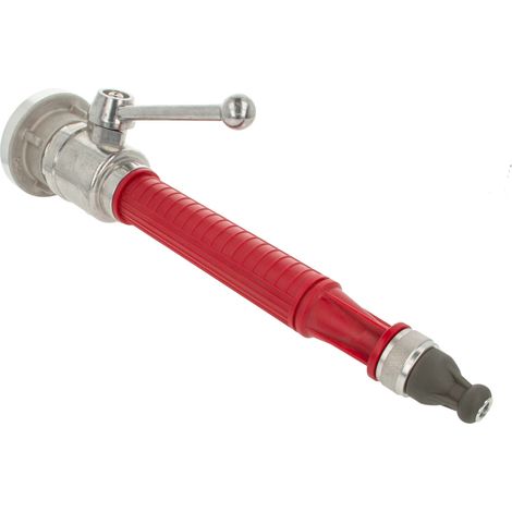 tecuro C-Strahlrohr, mit Einhebel-Kugelventil und 52-C Storz-Kupplung, 450 mm - Aluminium/Kunststoff (1/5)