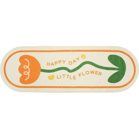 Petit tapis frais, couverture de canapé de salon, tapis de chevet de chambre imitation cachemire, tapis de sol en peluche dessin animé (Blanc) (1/3)