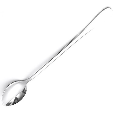 Cuillères longues en acier inoxydable, élégantes cuillères multifonctions pour mélanger le café, le thé et les desserts, lot de 3, tête pointue (1/5)