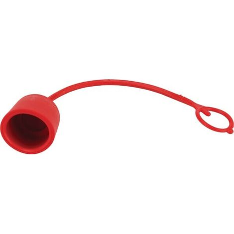 Tap贸n antipolvo PVC rojo para racor FFH06...F FASTER TMF38R