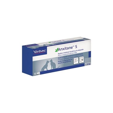 Anxitane naturel relaxant pour animaux de compagnie infrieur љ 10 kg - 30 comprims