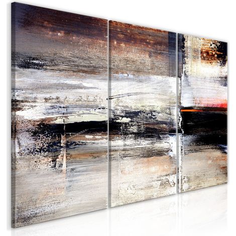 Tableau Imprimé 3 Panneaux "Calm Hum" 60 x 120 cm (1/2)