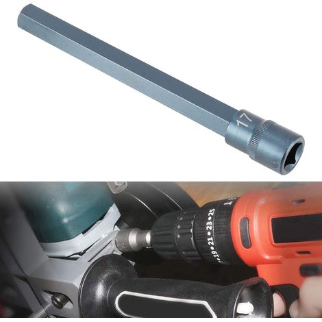 Embout embout hexagonal H17 – pneumatique / électrique – antirouille – quincaillerie