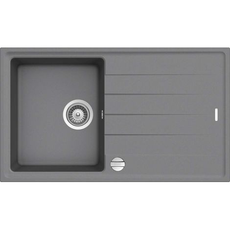 Granitspüle Victory S780.60 - light gray, ab 45er Unterschrank, 78 x 50 cm