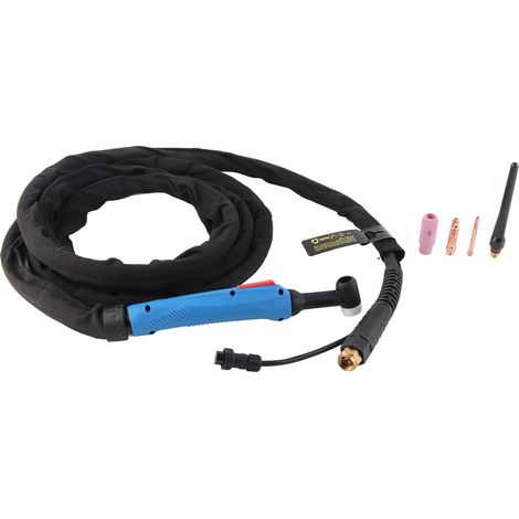 Torche de soudage TIG WP-26 flexible torsion 4 mètres, équipement de soudage pour soudeurs, accessoires de coupe (1/5)