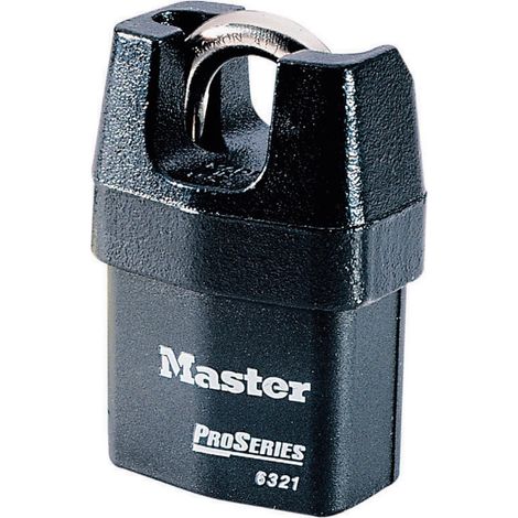 Master Lock ProSeries® 54mm Shrouded Shackle Padlock - Keyed Alike Model MLK6321KA1