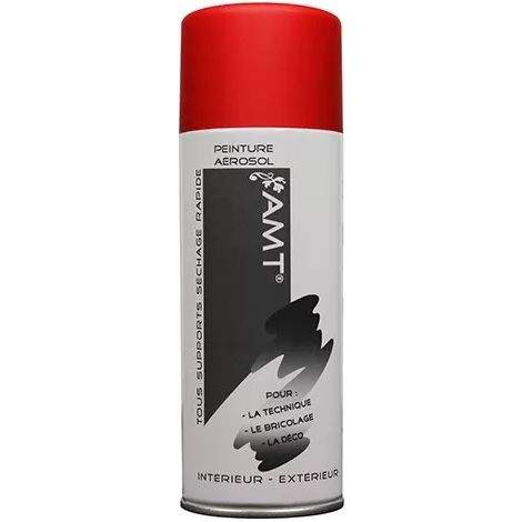 AMT Aérosol Couleur Rouge Mat (BPA002) 0,330 L