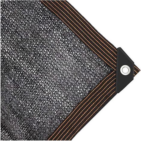 Filet D'ombrage Noir, 96% D'ombrage , Avec Bordure Perforée, Utilisé Pour Jardin, Piscine, Poulailler, Chenil, Serre (2m×3m) (1/5)