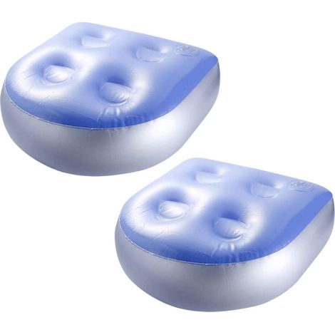Spa Seat Gonflable - 45 x 45 x 25 cm - Pour Bain À Remous Et Baignoire - Avec Ventouses - En PVC Épais - Lot De 2 (1/5)