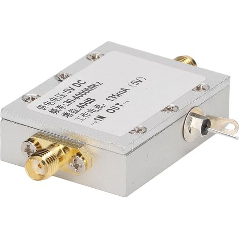 HF-Verstärkermodul 30–4000 MHz, 40 dB, Aluminiumlegierung, rauscharm, für Fernbedienungsempfänger, 5 V DC (1/5)