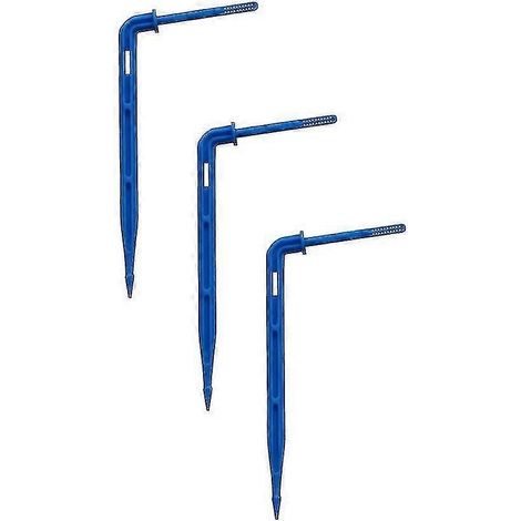20 Pcs Garden Automatic Watering Blue Curved Arrow Drip Irrigation Device For Flowering And Inserting Small Drip Head Small Potted Drip Arrow Watering (1/4)