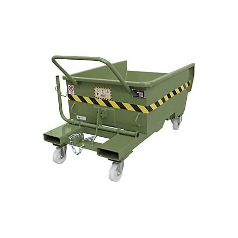 kaiserkraft  Contenitore ribaltabile  verde  capacità 0 28 m³