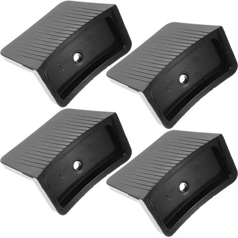Lot de 4 Poignées Latérales en Bakélite Isolante, Résistantes la Chaleur, Poignées de Casserole Antidérapantes pour Ustensiles Cuisine, Accessoires de Remplacement