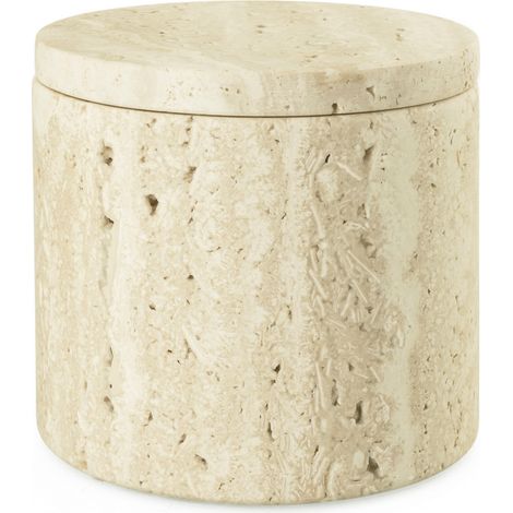 Q-BATH PREMIUM DECOR 1547 Kosmetikbehälter aus Travertin (1/5)