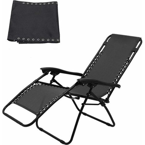 Housse salon de jardin,Toile Pour Chaise Longue Universel Tissu De Remplacement Pour Chaise Longue Respirant Durable Housse De Rechange En Tissu Pour Jardin Bains De Soleil (Seulement La Toile) Tissu (1/5)