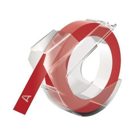 DYMO Prägeband DYMO® DYMO® Prägegeräte OMEGA JUNIOR 9 mm x 3 m (B x L) Kunststoff rot (1/4)