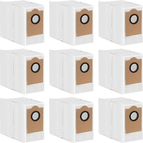 Lot de 9 sacs à poussière de rechange pour aspirateur robot Lefant M3 (accessoires inclus) - Sacs non tissés (1/5)