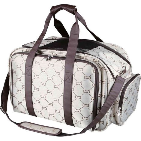 Borsa maxima 33×32×54cm colore beige/marrone (1/5)