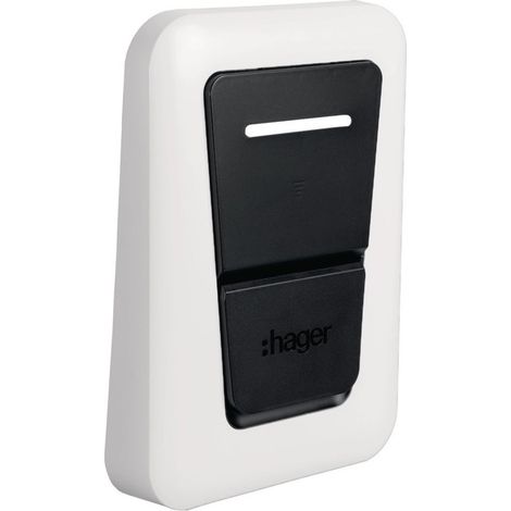 hager Zierblende verkehrsweiß 9016 Ladestation witty one plus pro mit Ladesteckdose