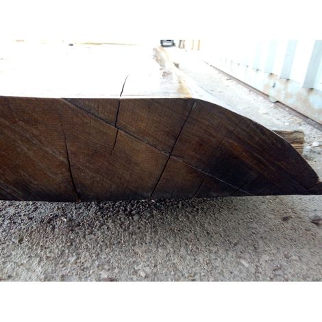 Tavolone Faggio crudo pronto per l'uso mm 120/125 x mm 59/70 x mm 2500