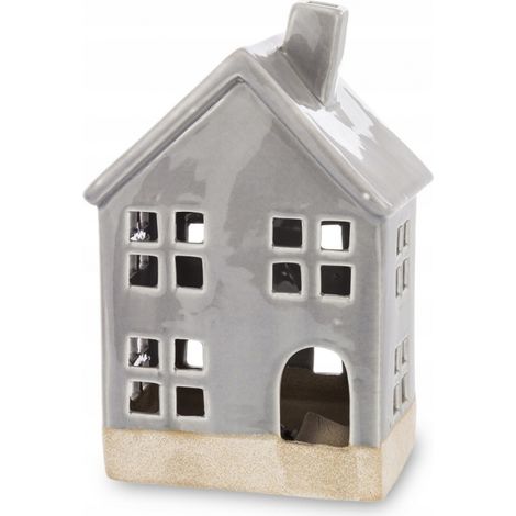 Stilvolle Inneneinrichtung, größeres Keramik-LED-Haus ALS GESCHENK (1/5)