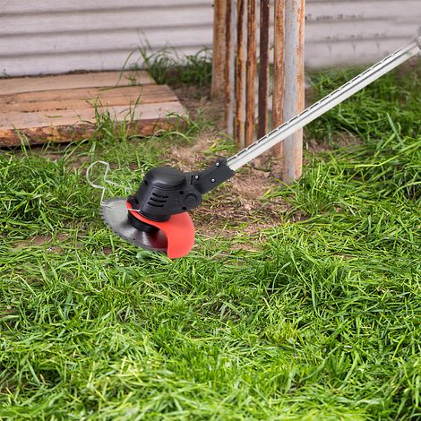 Jiubiaz Coupe-bordures électrique sans fil 21V, double batterie, outil de jardin avec lames multiples (1/5)